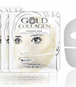Gold Collagen hidrogelio veido kaukės (4 vnt.)