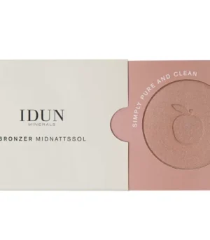 IDUN Minerals bronzinanti pudra suteikianti spindesio Midnattssol Nr. 1622, 5,9 g