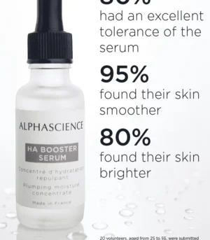 Alphascience - ha booster serum drėkinamasis veido serumas, 30 ml