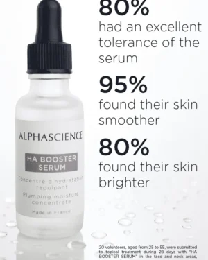Alphascience - ha booster serum drėkinamasis veido serumas, 30 ml