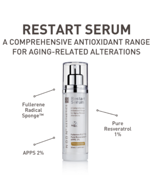 Noon Restart Serum ™  Stiprus antioksidacinis veido serumas senėjimo požymiams mažinti 50 ml.