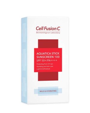 Cell Fusion C Drėkinanti pieštukinė apsauga nuo saulės „Aquatica Stick Sunscreen 100”