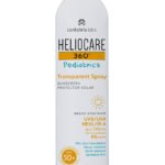 Cantabria Labs HELIOCARE 360 PEDIATRICS TRANSPARENT PURŠKIAMA APSAUGA NUO SAULĖS VAIKAMS SPF50+, 200 ML