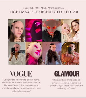 MZ Skin "LED 2.0 LightMAX Supercharged" LED veido kaukė