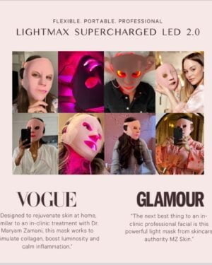 MZ Skin "LED 2.0 LightMAX Supercharged" LED veido kaukė